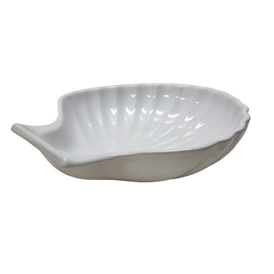 Image 1 of Ciotola vintage in ceramica a forma di conchiglia