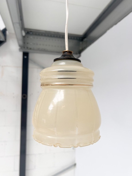 Lampada da soffitto vintage perlata, anni '60 – Lampade a sospensione, Metal (photo 3 of 6)