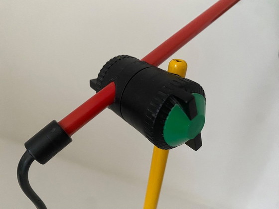 Image 1 of Veneta Lumi vintage Memphis-style table lamp - 1980s - Italy