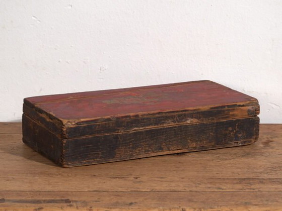 Caja antigua con pátina roja (c.1900) #4 – Armarios de almacenamiento (photo 37 of 40)