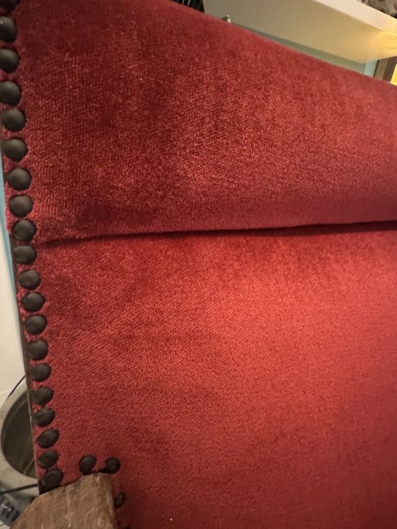 Image 1 of Divano vintage a 2 posti di Artifort con velluto rosso