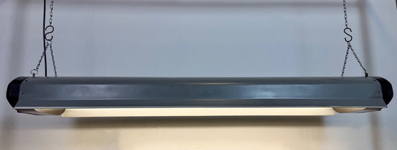 Image 1 of Lampada a sospensione industriale grigia di Elektrosvit, anni '60