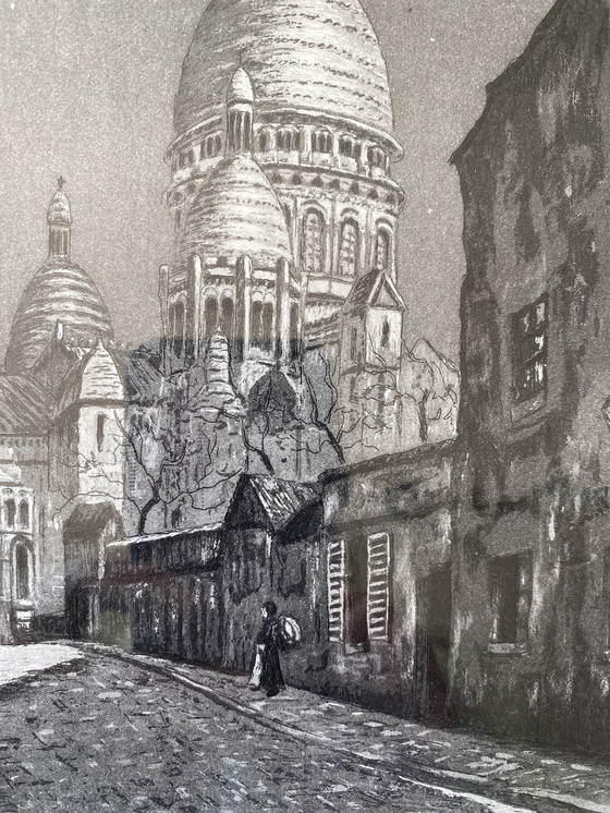 Image 1 of Etching 1936 by J. Pennequin Paris