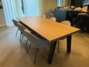 QLIV table à manger côte à côte 240 x 100