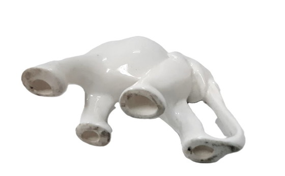 Image 1 of Statuetta di elefante in porcellana cinese d'epoca