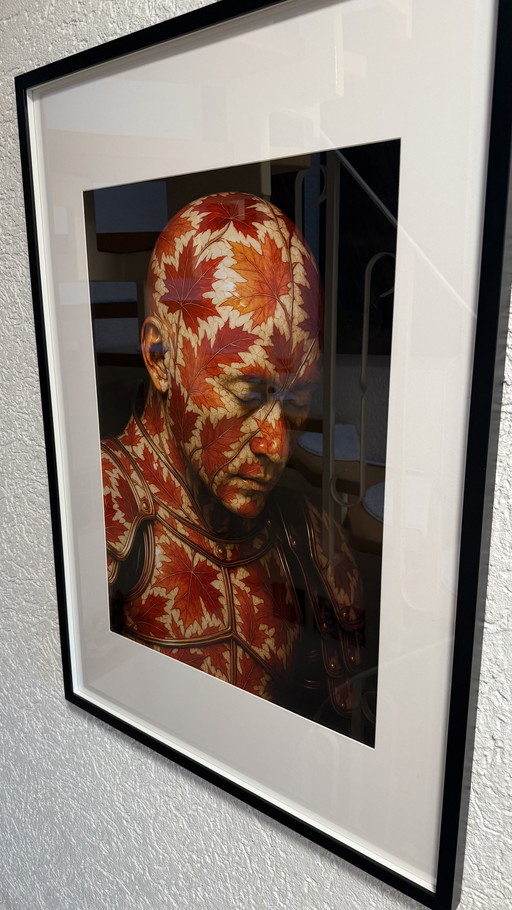 Porcelana Kintsugi Samurai Arce Otoño de Rotan Hunt