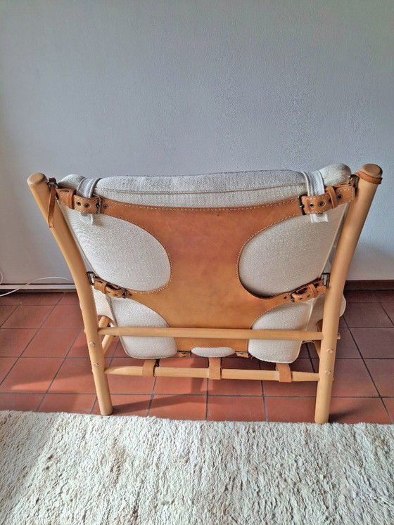 Image 1 of Set van 2 vintage Inca Safari lounge stoelen – Arne Norell
