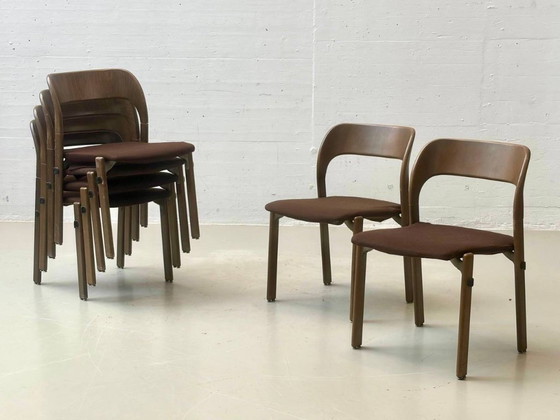 20 vintage chairs by Dietiker, 1986 – Side chairs, Wood (photo 3 of 11)