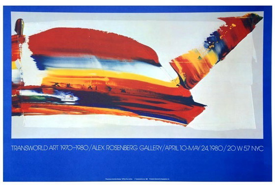 Image 1 of Paul Jenkins, Metamorfose - 1979 Tentoonstellingsaffiche, 39 X 76 cm