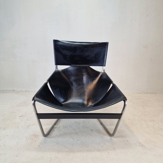 Image 1 of Chaise vintage modèle F444 en métal par Pierre Paulin pour Artifort, 1960