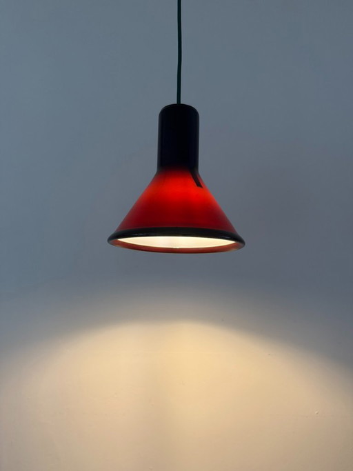 Suspension vintage Holmegaard P&T - Michael Bang - Lampe artisanale