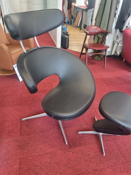 Stokke varier peel fauteuil en voetenbank