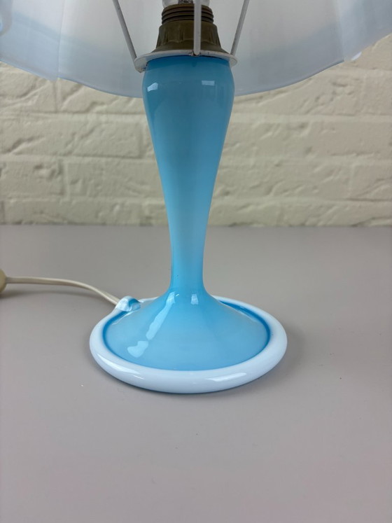 Image 1 of Lampe de table vintage Murano Fazzoletto – 1970