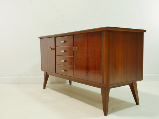 Image 1 of Vintage dressoir, ladekast, jaren 60, Duitsland