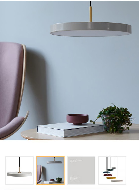 Image 1 of Umage Asteria ø 43cm lampada a sospensione (LED) sfumatura nebbia 