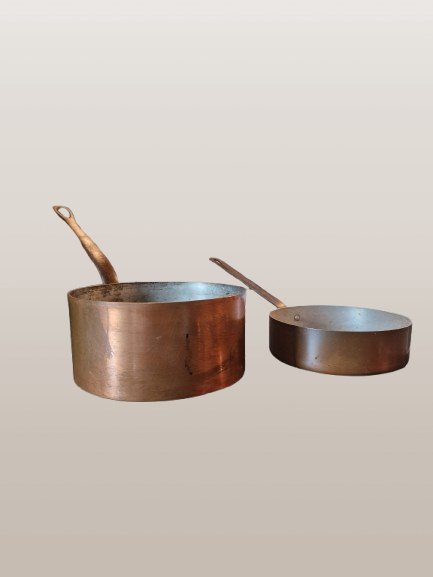 Sauteuse en hoge steelpan Mauviel – Keukenaccessoires, Metal, Copper (photo 9 of 10)