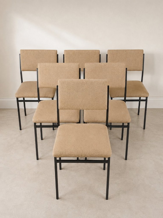Image 1 of 6 chaises Pastoe SM07 de Cees Braakman, années 1960