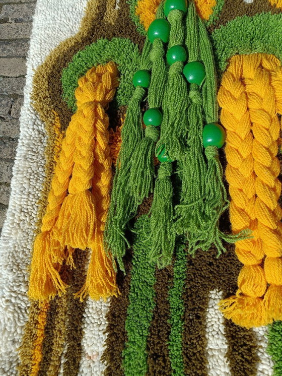Image 1 of Arazzo psichedelico vintage anni '70 smyrna