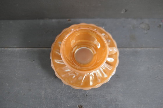 Image 1 of Vintage Anchor Hocking Fire King kop en schotel 6 x