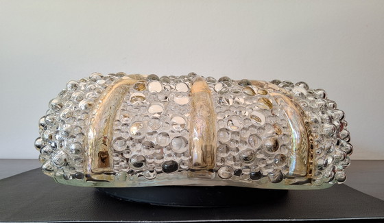 Image 1 of Wunderschöne Deckenleuchte mit Blasenglas, Maison Limburg J60/70 Helena Tynell Stil