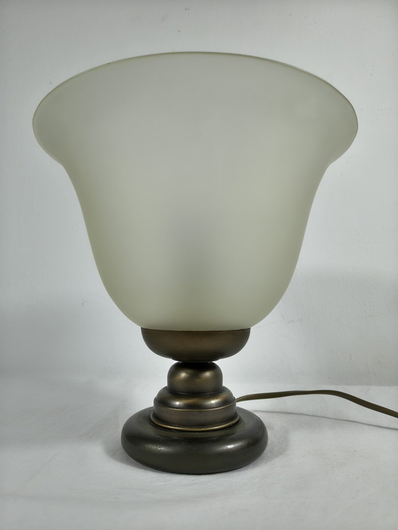 Image 1 of Vintage Art Deco Uplight Table Lamp Lucie N08