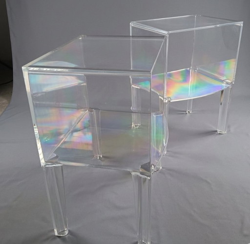 Tavolini Kartell Small Ghost Buster - set da 2 - trasparenti