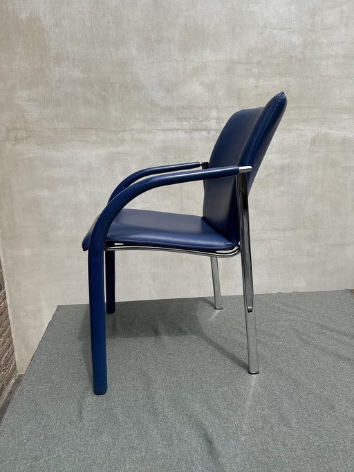 6 Leolux Chimaronne eetkamerstoelen