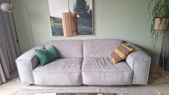 Image 1 of Grijs beige 3 zitsbank