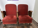 Retro cinema/theater chairs/chairs