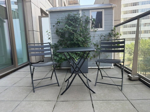 Tuin/Terras Tafel Met 2 Stoelen, Opklapbaar