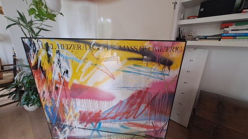 Exposition d'affiches de Michael Heizer 1985