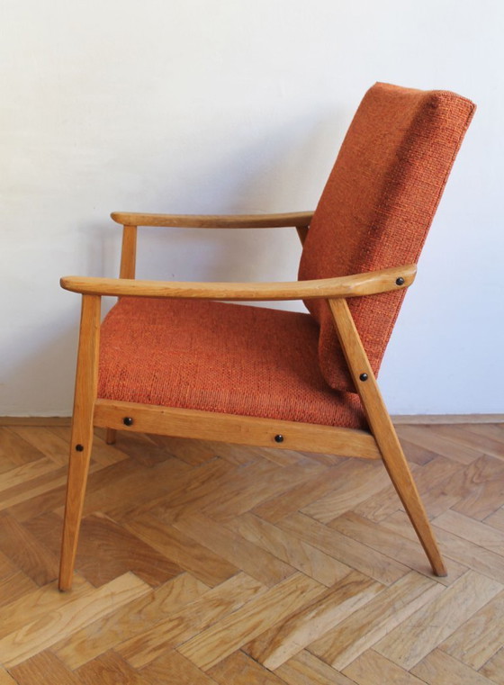 Image 1 of 1960s Pair of Mid-Century Armchairs