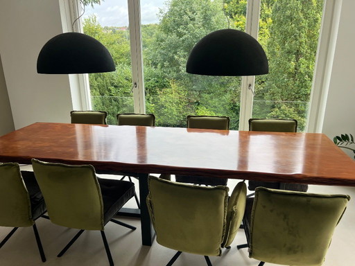 Kauri tree trunk table, a unique piece of natural wood