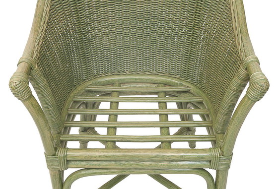 Image 1 of Salon en rotin par Maugrion, 1980