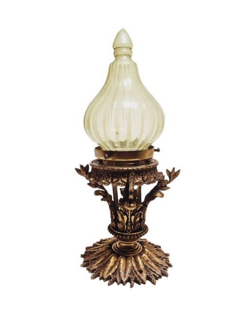 Empire bronzen hanglamp met uraniumglas, Frankrijk, jaren 1890 – hanglampen (photo 2 of 13)