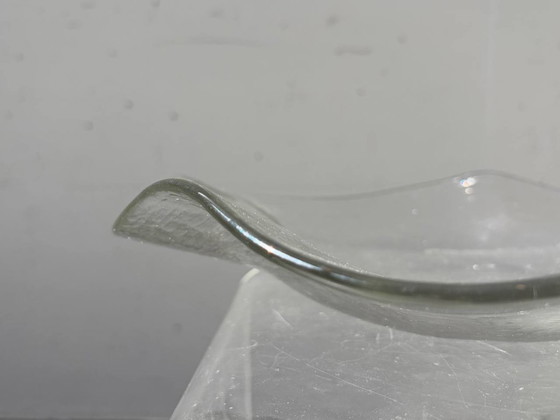 Image 1 of Glasi Hergiswil Glasschale Mit Wellenrand, Schweiz, 1960er Jahre