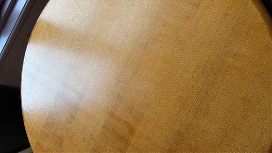 Image 1 of Round Teak Dining Table Vintage 60s-70s