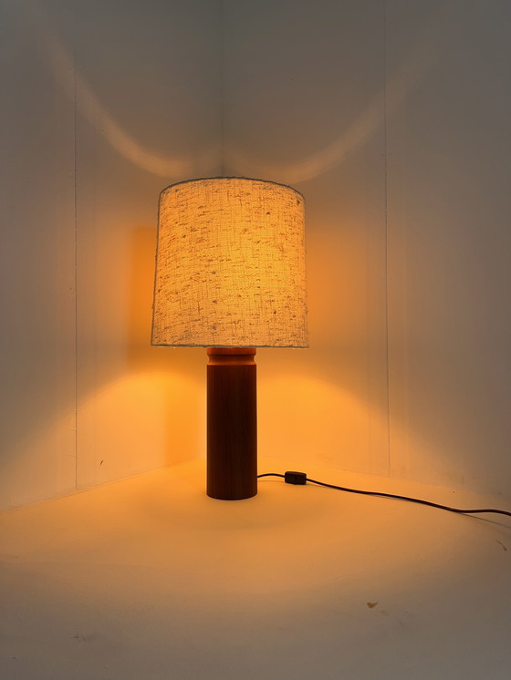 Image 1 of Vintage Teak Table Lamp '60s