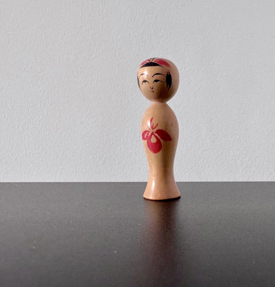 Image 1 of Set di kokeshi d'epoca