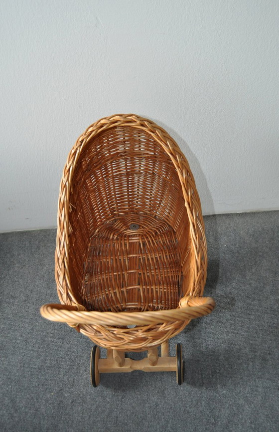 Antique Wicker Toy Pram – Decorative Objects, Wood (photo 2 of 6)