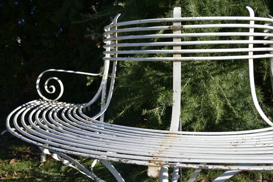 Image 1 of Banc vintage Arras en bois - Patine naturelle