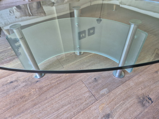 Image 1 of Beautiful designer coffee table by Ronald Schmitt, model K255, in very good condition.