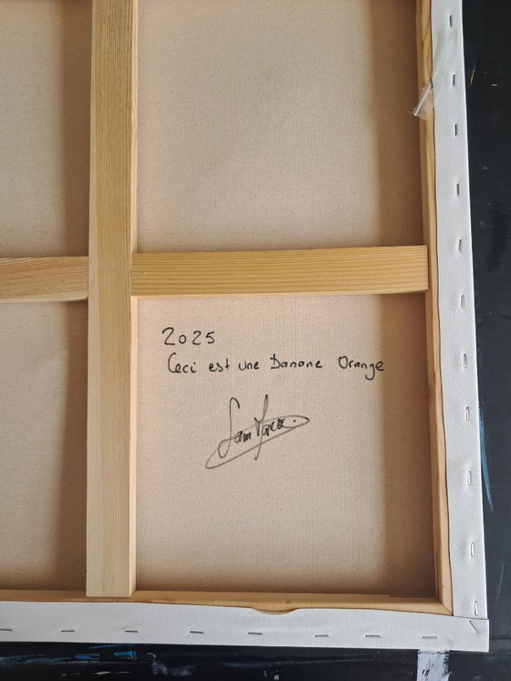 Image 1 of Enzo SAN MARCO – Dies ist eine orange Banane – Gemälde des Künstlers