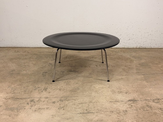 Image 1 of CTM Coffee Table in Black Ash Wood by Charles and Ray Eames for Vitra, 2000s