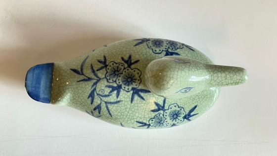 Image 1 of CANARD Céramique Bleu VINTAGE