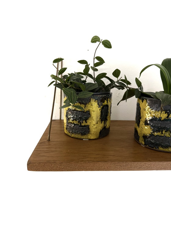 Image 1 of Vintage oak wall shelf '60