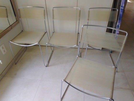 Image 1 of Suite de 4 chaises Giandomenico Belotti