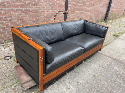 Exclusive Schuitema Baldwin Sofa with Reading Lamp – 3 5 zitsbanken, Leather, Wood