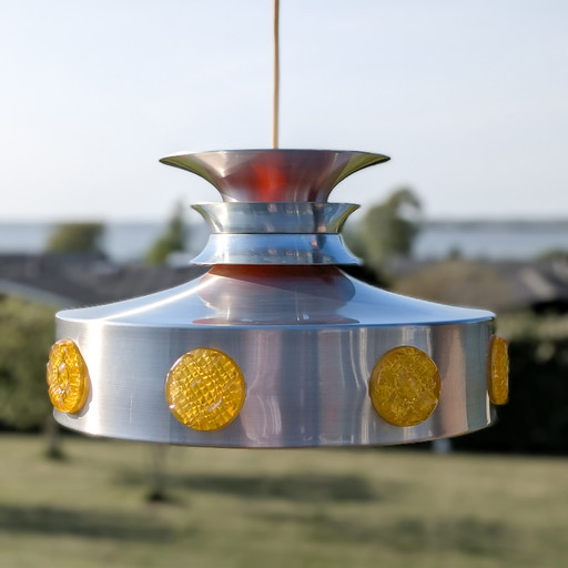 Lampada a sospensione vintage di design danese - Vitrika Space age retro