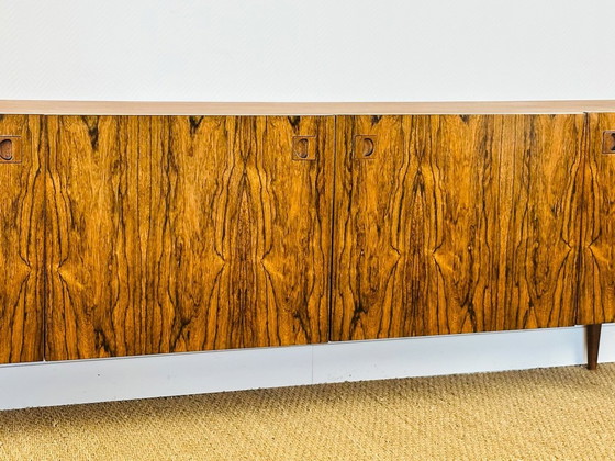 Image 1 of Scandinavian rosewood sideboard with tapered legs, 1960